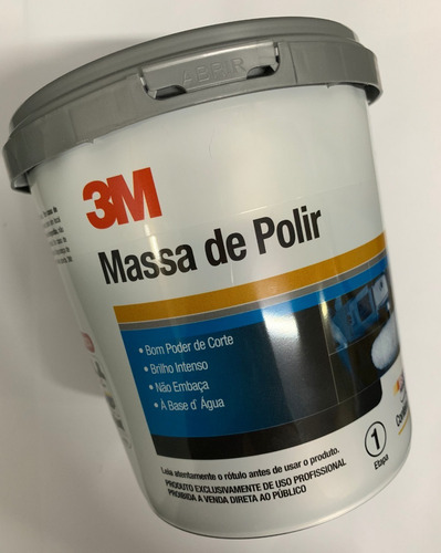 Imagem 2 de 3 de Massa De Polir 1 Kg 3m