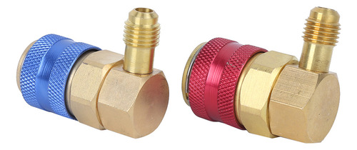 Acoplador R134a De 90 Grados Con Conector Rápido De Aire Aco