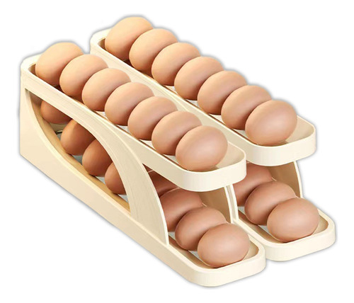 Dispensador De Huevos Para Refrigerador De 2 Piezas, Caja De