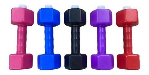 Mancuernas De Pvc Recargables De 1/2 A 2 Kg - El Par  Mrgym