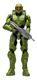 Master Chief With Assault Rifle Halo 12 Pulgadas