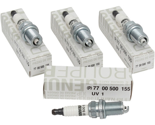 Kit X4 Bujias Encendido Renault Duster Originales Motor F4r