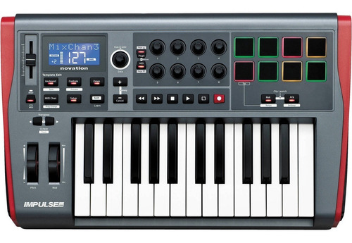 Novation Impulse 25 Controlador Usb  Ñ Nektar Arturia Roland