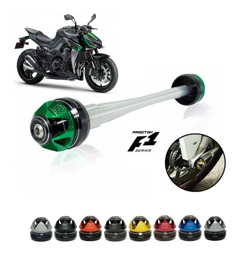 Slider De Roda Dianteira F1 Procton Racing Kawasaki Z1000