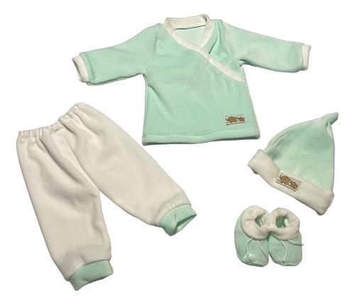 Set De 4 Piezas, Ropa Para Bebes (varón Y Unisex) En Plush.