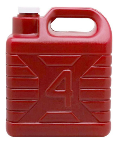 Envase De Plastico De Bidón, Mxbmi-006, 10 Pzas, 4l, Ø 4cm , Color Vino
