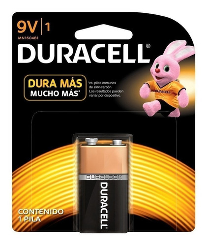 Pilas Duracell Bateria 9v Ar1 Mn1604b1 Ellobo