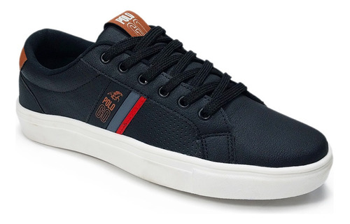 Zapatillas Polo Go Chetak 274 Hombre Urbanas Cuero Casual