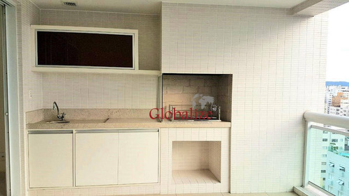 Apartamento Com 3 Dormitórios À Venda, 158 M² Por R$ 1.799.000,00 - Aparecida - Santos/sp - Ap0534