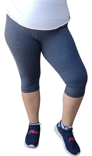 Calza Capri Tiro Alto Algodon Con Lycra Especial 2xl Al 5xl