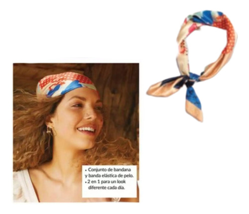 Bandana/ Pañuelo Turquoise Band Avon