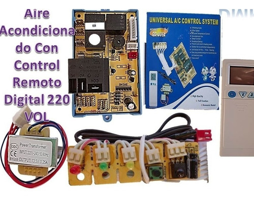 Tarjeta Con Control De Aire Acondicionado 220 Vol Universal