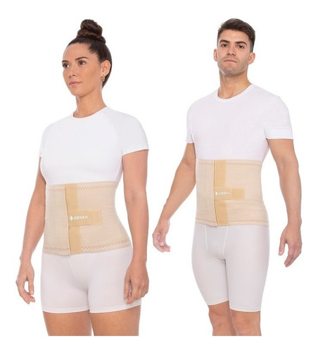 Faja Post Operatoria Elástica Regulable Unisex De 24cm