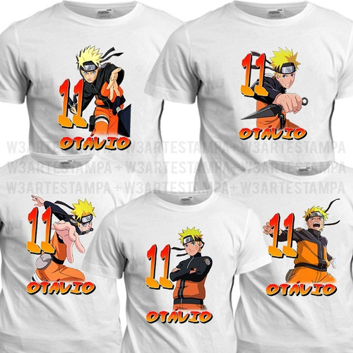 Generalize Amplifier Bridge pier 4 Camisetas Aniversário Personalizada Naruto Blusa | Parcelamento sem juros