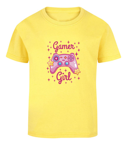Playera Para Gamer Girl - Video Juegos - Control Rosa
