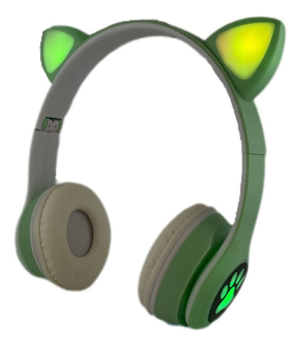 Auriculares Bluetooth Manos Libres Niños Orejas Gatito 