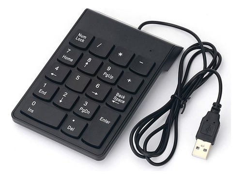 . Teclado Numérico Usb Cable Delgado Mini Número