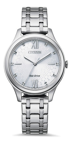 Reloj Dama Citizen Ecodrive Em0500-73a Agente Oficialenvio M