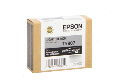 Cartucho Epson T5807 Stylus Pro 3800  Light Black