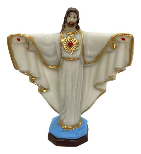 Imagen de Jesús Oxalá con los brazos abiertos de 8 cm en resina