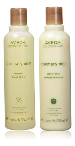 Aveda Champú Y Acondicionador Dual De Romero Y Menta De 8.5