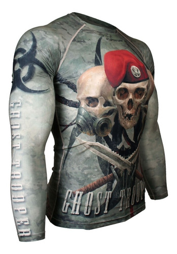 Remera Compresión Rashguard Btoperform Ghost Trooper