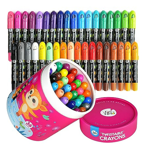 Set De Crayones Jumbo Lavables Ideales Para Niños 36 Colores
