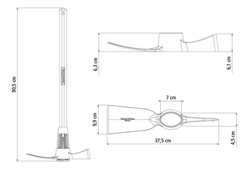 Picareta N. 4 Tramontina Com Cabo 90cm