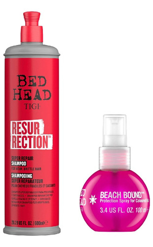 Tigi Bed Head Resurrection Shampoo 400 Ml+ Beach Bound 100ml
