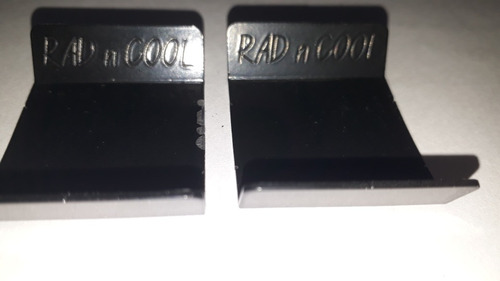 2 Disipadores De Calor De Aluminio Radncool Sin Adhesivo 