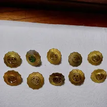 Comprar Antiguos Insignias Doradas Del Ejército Argentino.