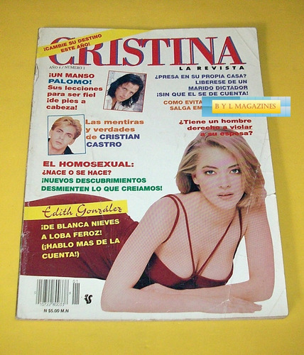 Edith Gonzalez Revista Cristina 1994 Eduardo Palomo Cristian