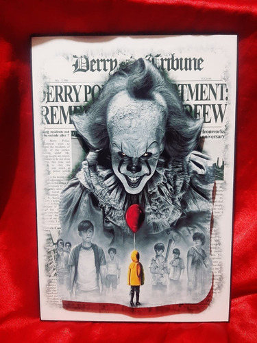 It Pennywise Cuadros 30 X 20 3d 33