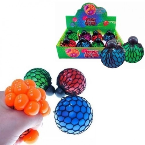 Squishy Ball Fidget Pelota Antiestres En Red - Del Tomate