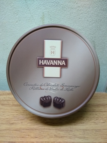 Lata De Bombones Havanna Coronitas De Chocolate Vacia