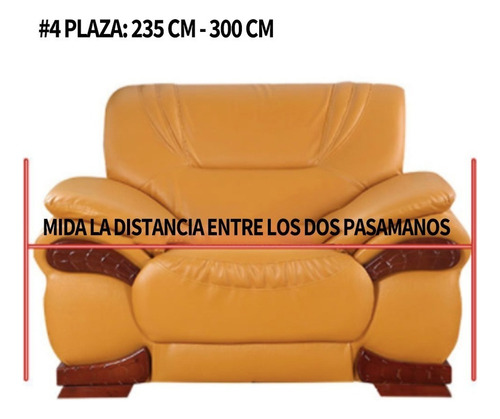 Protector Funda Elastica Para Sofa Cama Sillon Cover 4 Plaza