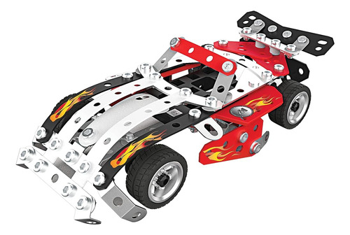 Meccano, 10-en-1 Racing Vehicles Stem Model Building Kit Con