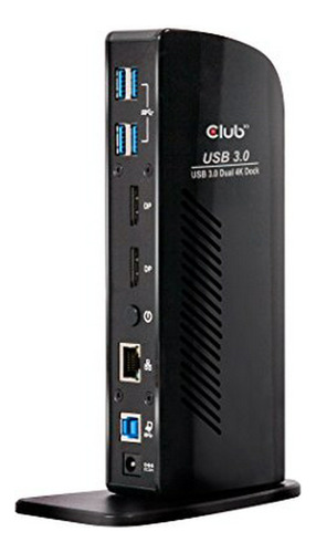 Estación Club 3d Usb 3.0 Dobles De Pantalla 4k Monitor Unive