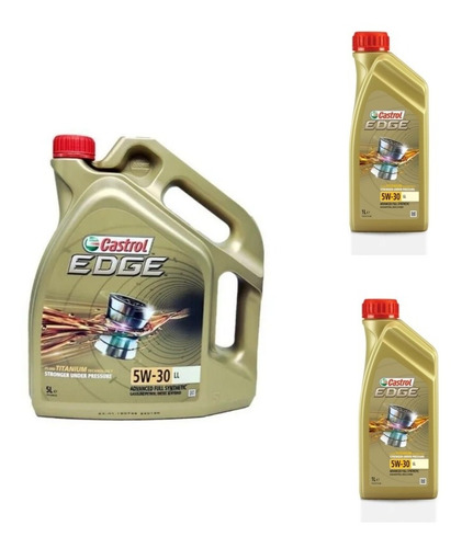 Castrol Edge 5w-30 Ll 6 Lt Dpf Sintetico Diesel Bencinero