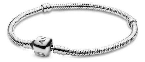 Brazalete Con Cadena En Forma De Serpiente Y Cierre Con Form