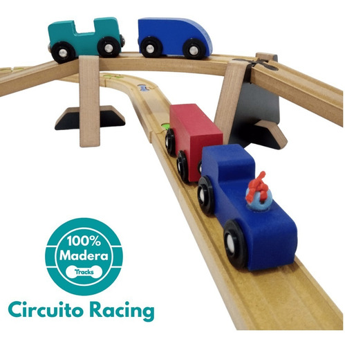 Imagen 7 de 10 de Tracks Pistas Circuito Racing Con Tren Compatible Trencity
