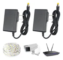 Comprar 2 Adaptador Cargadores Eliminador Fuente Tira Led 12v 1a Amp