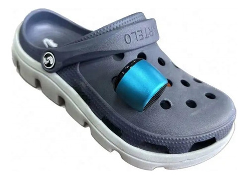Parlante Bluetooth Portatil C/pines Para Crocs Selfie Correa Azul