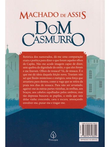 Literatura Nacional Romance Dom Casmurro Machado De Assis