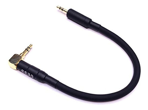 Cess-072 Cable De Audio Estereo Auxiliar Corto En Angulo R