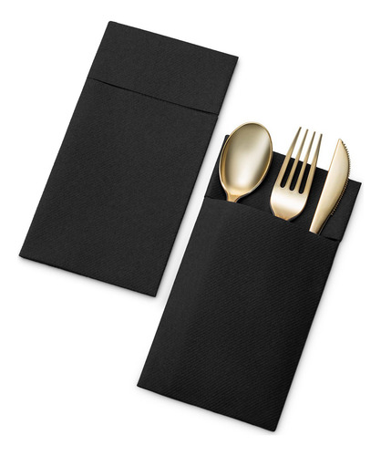 Servilletas De Cena Desechables De 100 Piezas Con Bolsillo I