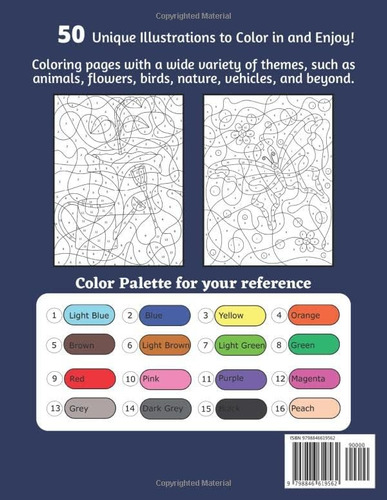 Libro: Color By Numbers Coloring Book For Kids Ages 8-12: An