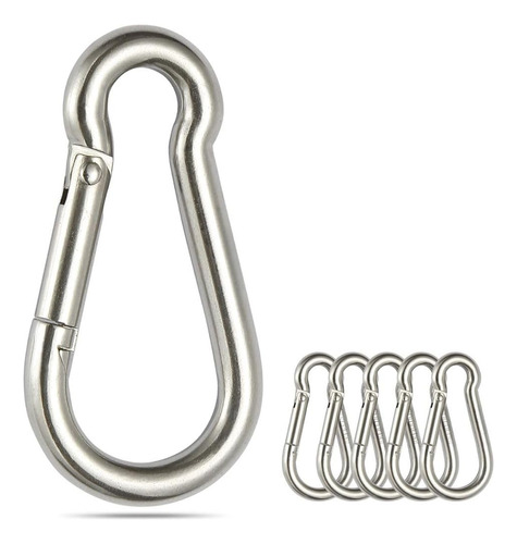 Set De 6 Mosquetón De Gancho Para Senderismo, Gancho