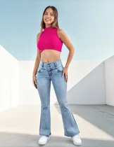 Comprar Pantalones Jean Modelo Sirena Para Mujer De Jean Strech