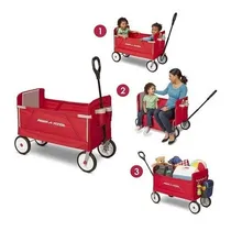 Comprar Carretilla Vagon Montable Radio Flyer Carrito 3-en-1 Niños